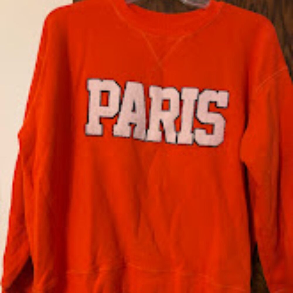 Beautiful H&M Women's Orange Color Sweatshirt (size Large)